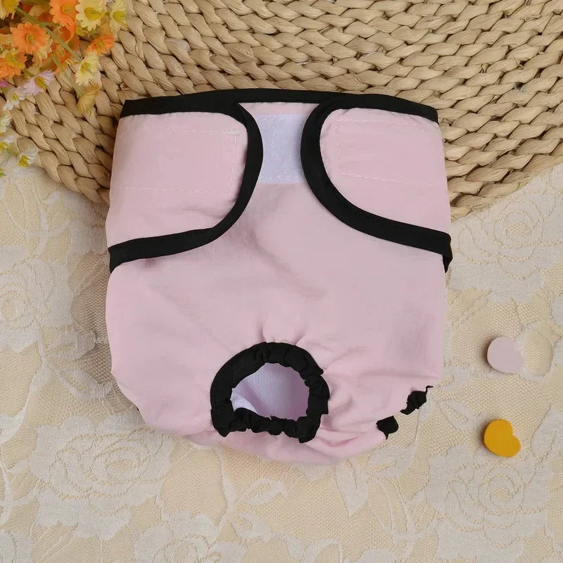 Reusable Sanitary Panties Washable Small Dog Pet Diapers Female Dogs Large Physiological Pants Shorts Male Cats Pet Menstruation