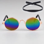 Cat Sunglasses Summer Outdoor Puppy UV Protection Sunglasses Dolls Sun Glasses Small Dog Cosplay Photo Props Cute Pet Sunglasses