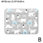 Summer Pet Cooling Pad Ice Crystal Gel Cool Down Cat To Dog Pet Grasp Bed Resistance Collapsible Rectangle Pad Accessories