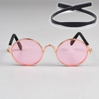 Cat Sunglasses Summer Outdoor Puppy UV Protection Sunglasses Dolls Sun Glasses Small Dog Cosplay Photo Props Cute Pet Sunglasses