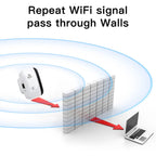 FENVI Wireless WiFi Repeater 300Mbps 2.4Ghz Repeater Network Expander Range 802.11N/B/G Wireless WiFi Repeater Booster Repetidor