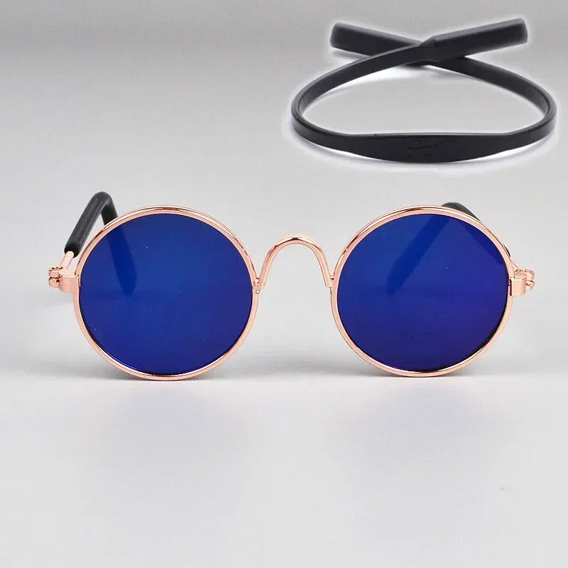 Cat Sunglasses Summer Outdoor Puppy UV Protection Sunglasses Dolls Sun Glasses Small Dog Cosplay Photo Props Cute Pet Sunglasses