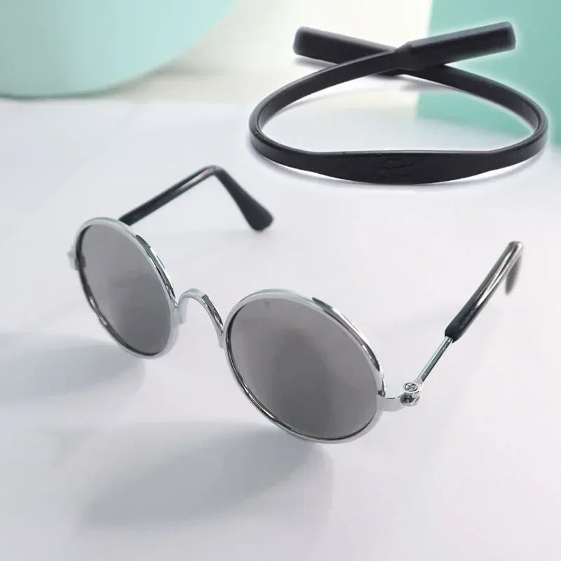 Cat Sunglasses Summer Outdoor Puppy UV Protection Sunglasses Dolls Sun Glasses Small Dog Cosplay Photo Props Cute Pet Sunglasses