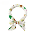 Pet Cooling Ice Scarf Cool Ice Towel Heatstroke Dogs Cats Ice Collar Adjustable Cat Collar Bib prevent heat stroke Dog Supplies